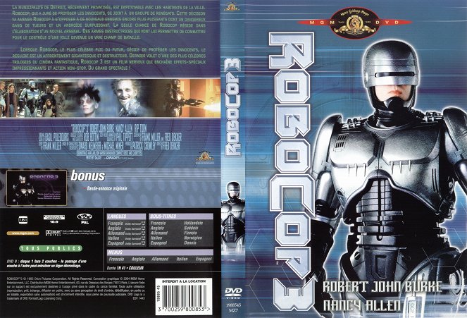 RoboCop 3 - Fora da Lei - Capas