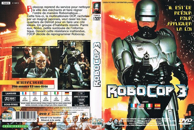 RoboCop 3 - Carátulas