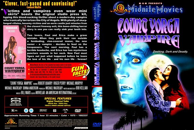 Count Yorga, Vampire - Couvertures
