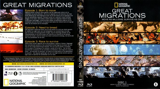 Great Migrations - Das große Wunder der Tierwanderungen - Covers