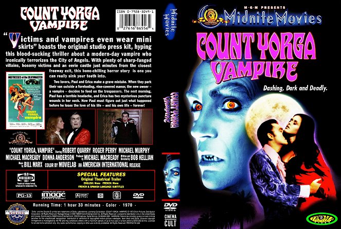 Count Yorga, Vampire - Okładki