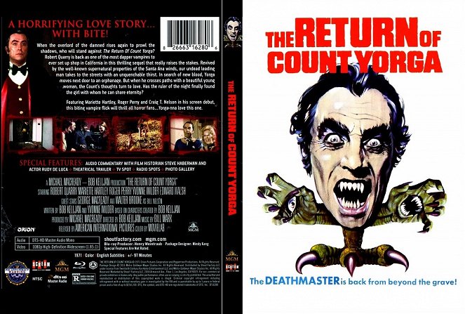 The Return of Count Yorga - Covers