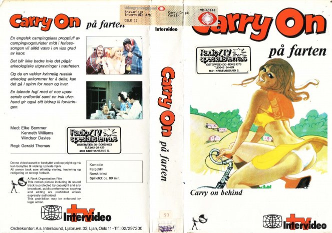 Carry On Behind - Couvertures