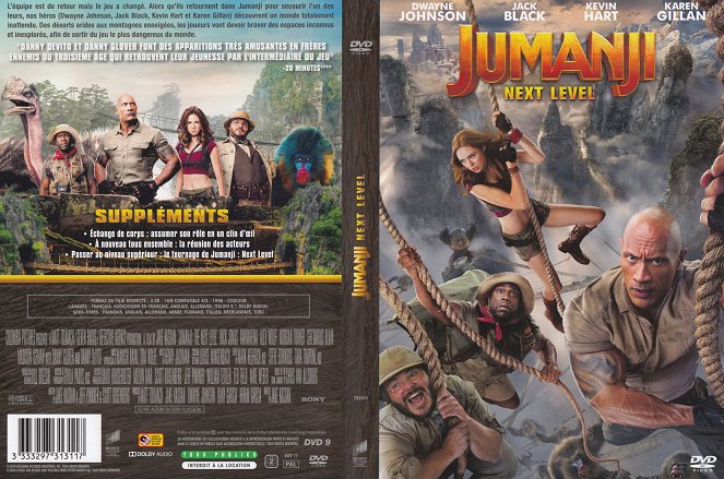 Jumanji: The Next Level - Covers