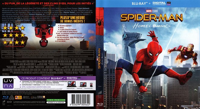Spider-Man : Homecoming - Couvertures