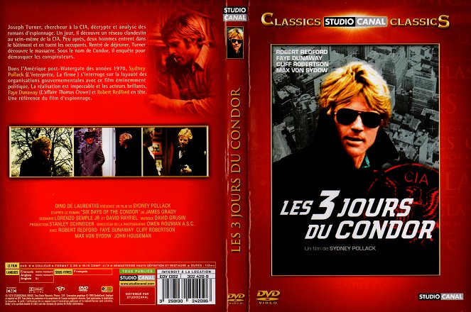 Three Days of the Condor - Covers - Robert Redford