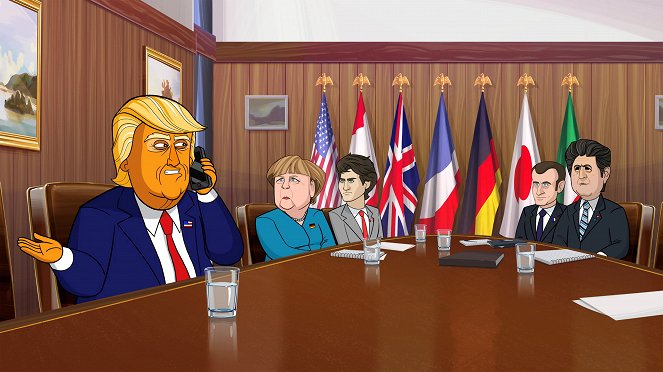 Our Cartoon President - G-7 - Photos