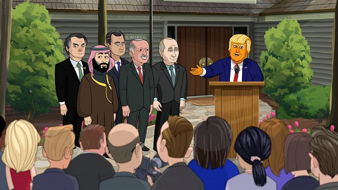 Our Cartoon President - G-7 - Photos