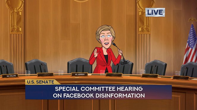 Our Cartoon President - Warren vs. Facebook - Van film