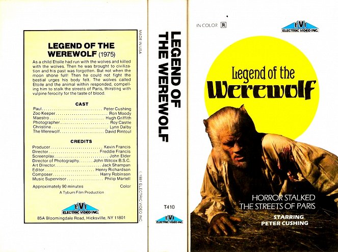 Legend of the Werewolf - Couvertures