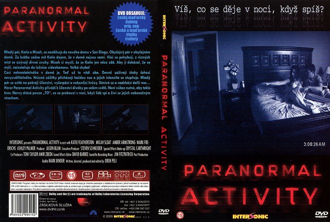 Paranormal Activity - Carátulas