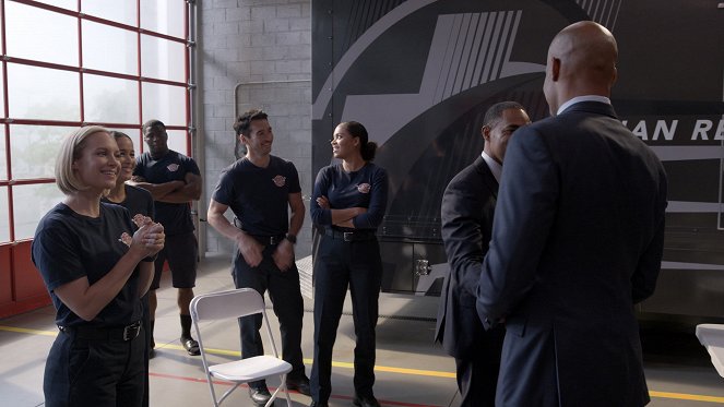 Station 19 - We Are Family - Photos - Danielle Savre, Jaina Lee Ortiz, Okieriete Onaodowan, Jay Hayden, Barrett Doss