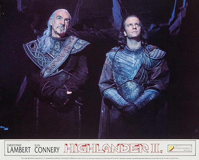 Highlander 2 - Paluu - Mainoskuvat - Sean Connery, Christopher Lambert