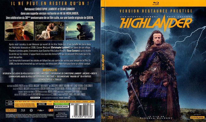 Highlander - kuolematon - Coverit