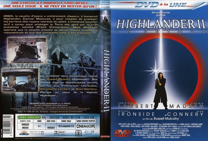 Highlander II: The Quickening - Covers