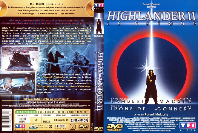 Highlander II: The Quickening - Covers