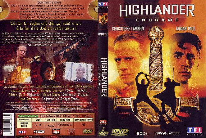 Highlander: Endgame - Covers