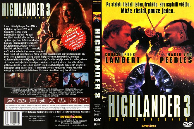 Highlander III: The Sorcerer - Coverit