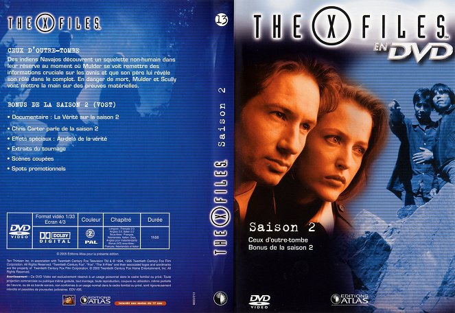 The X-Files - Season 2 - Couvertures