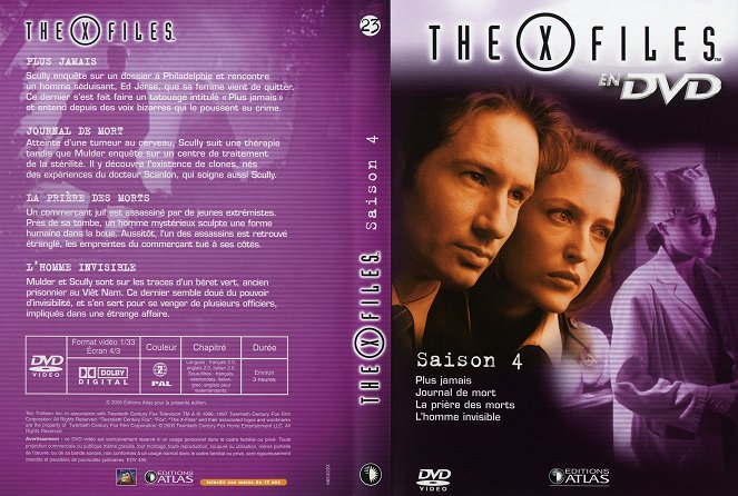 The X-Files - Salaiset kansiot - Season 4 - Coverit