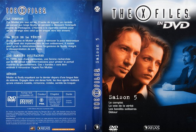 The X-Files - Salaiset kansiot - Season 5 - Coverit