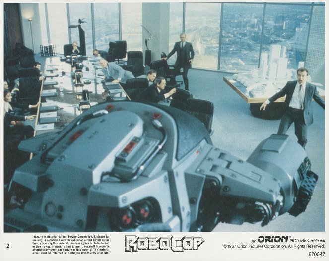 Robocop - O polícia do futuro - Cartões lobby