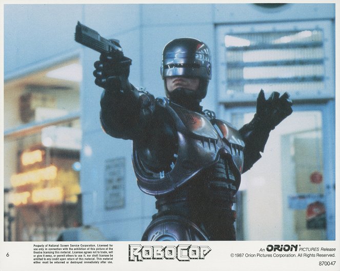 Robocop - O polícia do futuro - Cartões lobby - Peter Weller