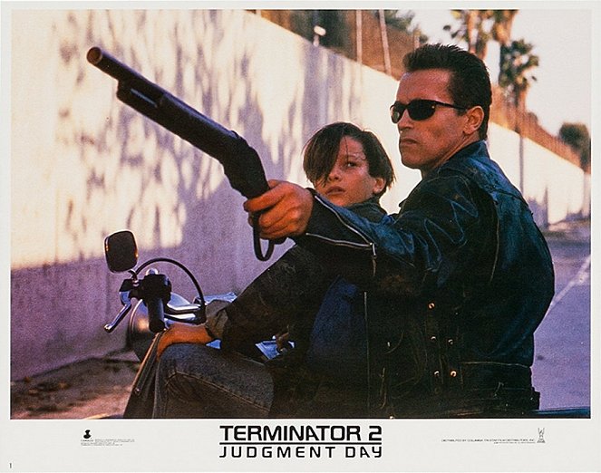 Terminator 2: Tuomion päivä - Mainoskuvat - Edward Furlong, Arnold Schwarzenegger