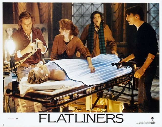 Flatliners - Heute ist ein schöner Tag zum Sterben - Lobbykarten - Kevin Bacon, Kiefer Sutherland, Julia Roberts, Oliver Platt, William Baldwin