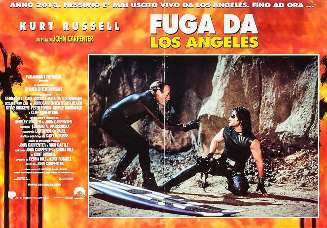 Ucieczka z Los Angeles - Lobby karty - Peter Fonda, Kurt Russell