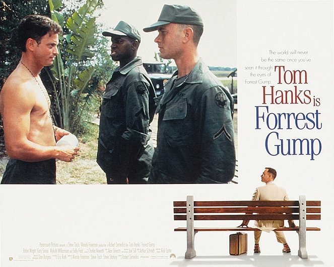 Forrest Gump - Fotosky - Gary Sinise, Mykelti Williamson, Tom Hanks
