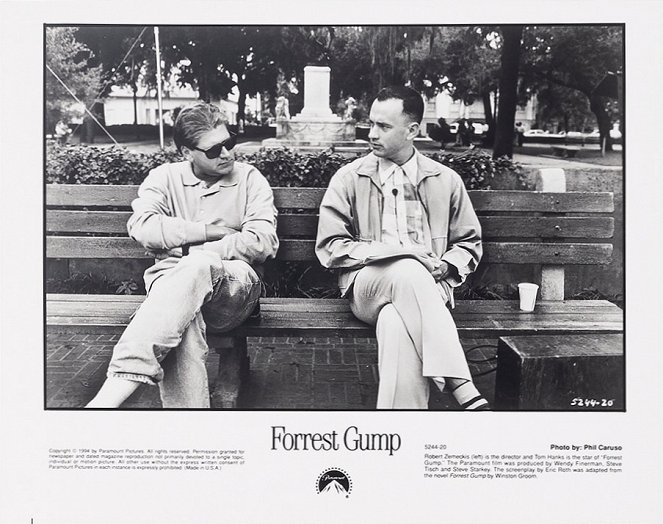 Forrest Gump - Fotosky - Robert Zemeckis, Tom Hanks