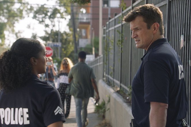The Rookie - In Justice - Photos - Mekia Cox, Nathan Fillion