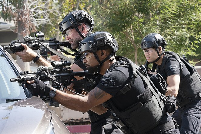 SWAT - Különleges egység - Eltökélt bűnösök - Filmfotók - Jay Harrington, Shemar Moore, David Lim