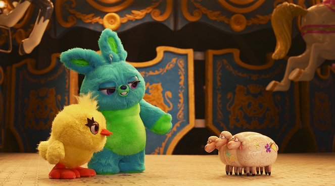 Pixar Popcorn - Fluffy Stuff with Ducky & Bunny: Three Heads - Z filmu