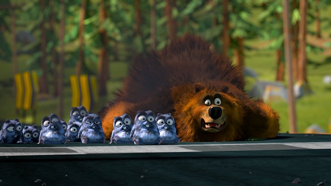 Grizzy & les Lemmings - Tête à l'envers - Van film