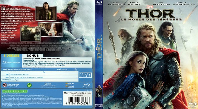 Thor: El mundo oscuro - Carátulas