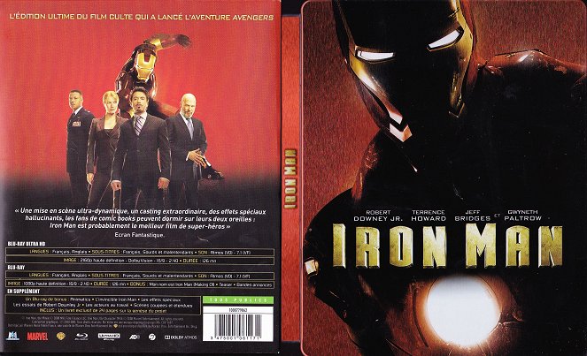 Iron Man - Carátulas