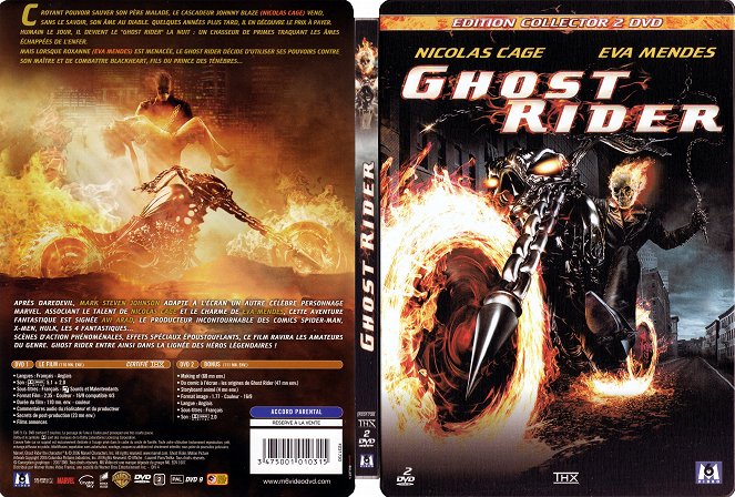 Ghost Rider. El motorista fantasma - Carátulas