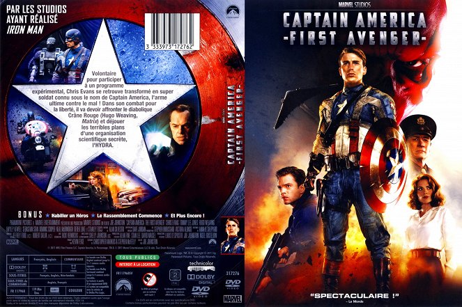 Captain America: Prvý Avenger - Covery