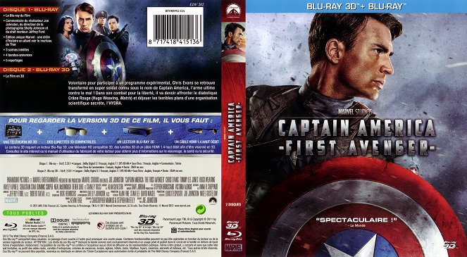 Captain America: Pierwsze starcie - Okładki