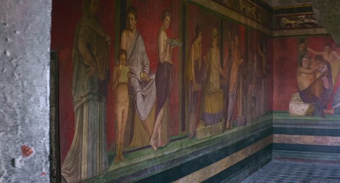 A művészet templomai: Pompeji, a bűnös város - Filmfotók