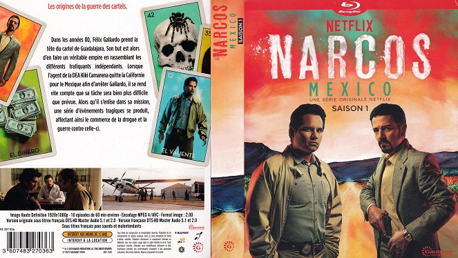 Narcos: México - Season 1 - Carátulas