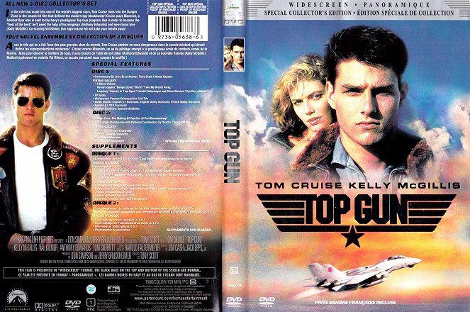 Top Gun (Ídolos del aire) - Carátulas
