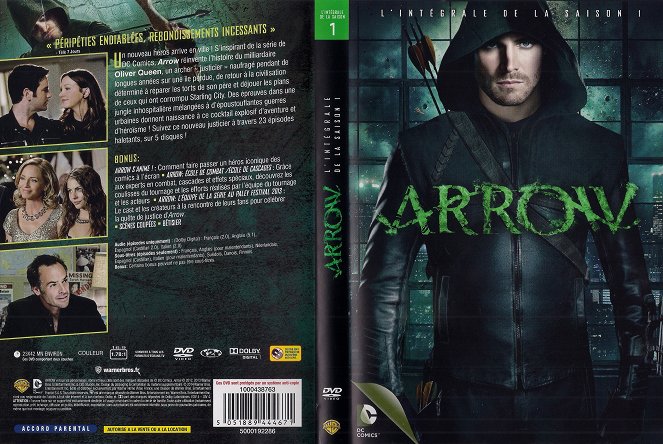 Arrow - Season 1 - Carátulas