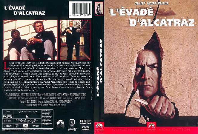 Fuga de Alcatraz - Carátulas
