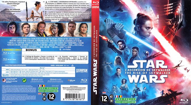 Star Wars : L'ascension de Skywalker - Couvertures