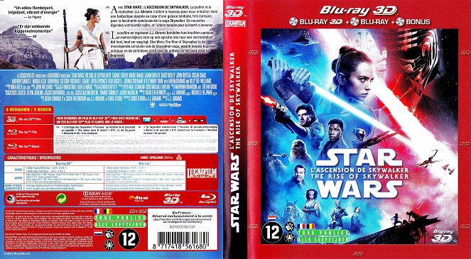 Star Wars Episodio IX: El ascenso de Skywalker - Carátulas