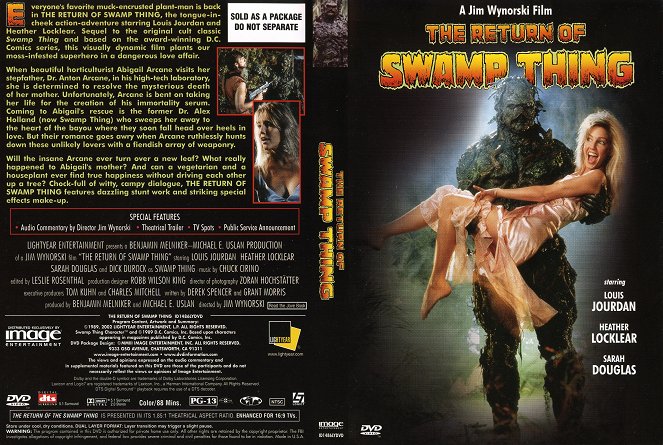 The Return of Swamp Thing - Borítók