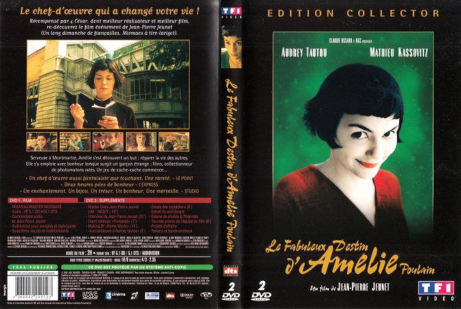 Le Fabuleux Destin d'Amélie Poulain - Couvertures